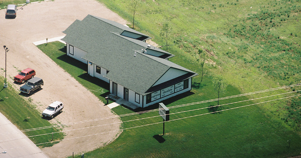 Vintage Aerial photo from 1998 in Dickinson County, IA