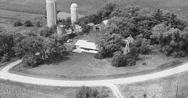 Vintage Aerial photo from 1981 in Isanti County, MN