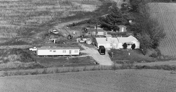 Vintage Aerial photo from 1978 in Webster County, KY