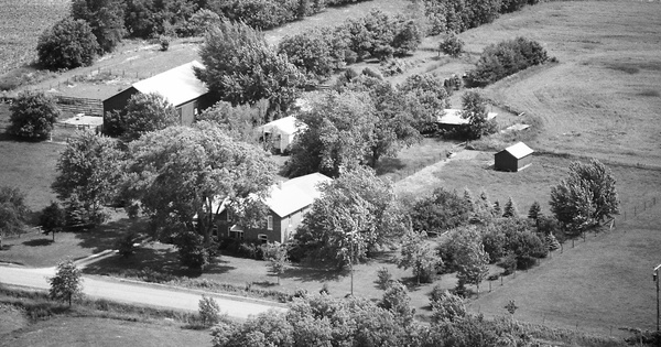 Vintage Aerial photo from 1984 in Midland County, MI