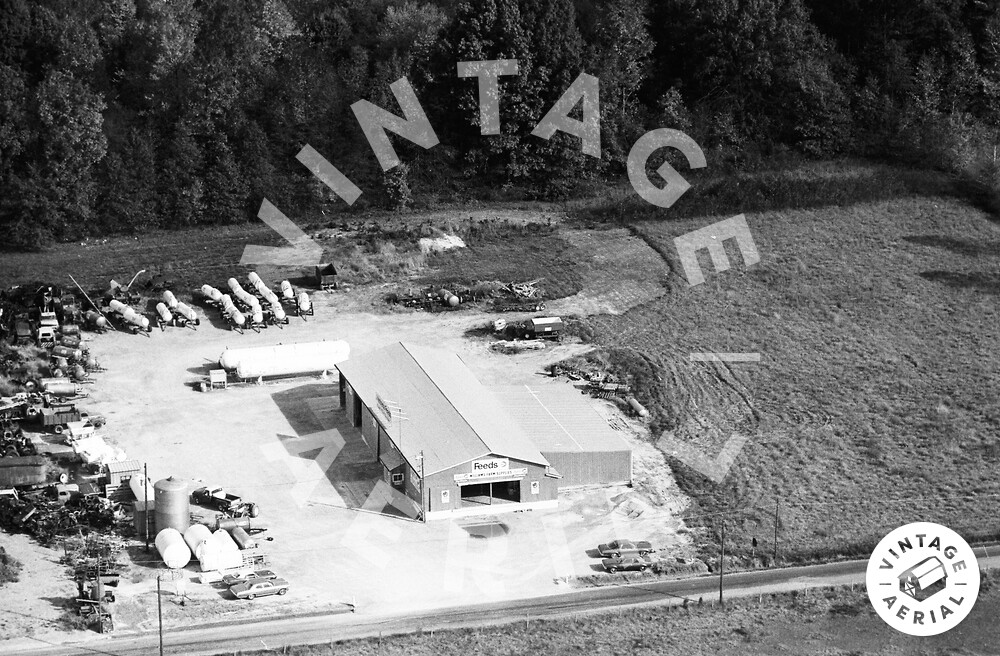 Vintage Aerial Indiana Scott County 1976 18ESC19