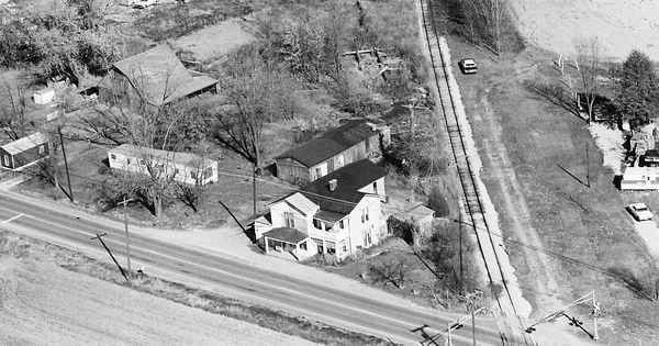 Vintage Aerial photo from 1980 in Posey County, IN