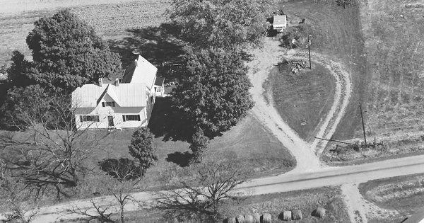 Vintage Aerial photo from 1980 in Pendleton County, KY