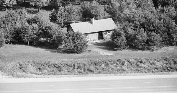 Vintage Aerial photo from 1982 in Allamakee County, IA