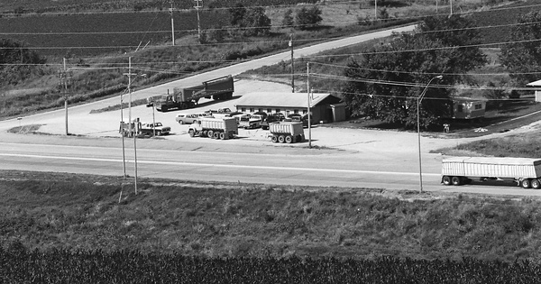 Vintage Aerial photo from 1982 in Sarpy County, NE