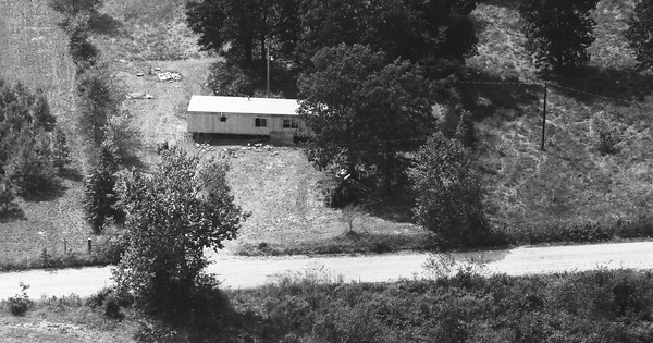 Vintage Aerial photo from 1991 in Adair County, OK