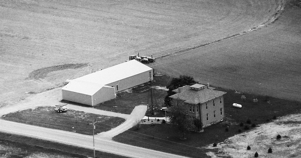 Vintage Aerial photo from 1992 in Defiance County, OH