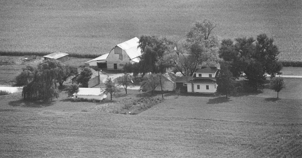 Vintage Aerial photo from 1976 in Auglaize County, OH