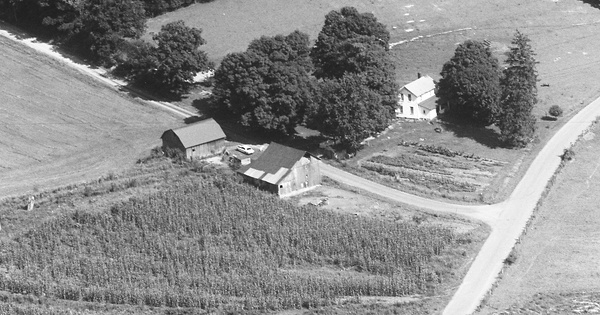 Vintage Aerial photo from 1973 in Harrison County, OH