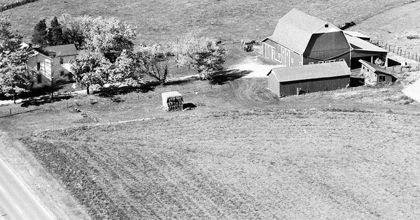 Vintage Aerial photo from 1974 in Shelby County, OH