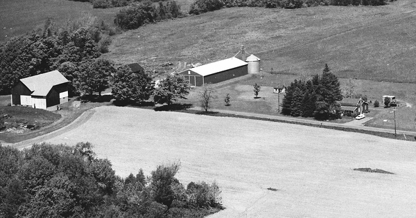 Vintage Aerial photo from 1990 in Cayuga County, NY