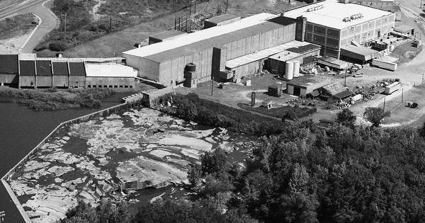 Vintage Aerial photo from 1988 in Gaston County, NC