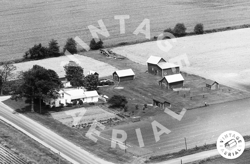 Vintage Aerial Ohio Morrow County 1973 26NMO20