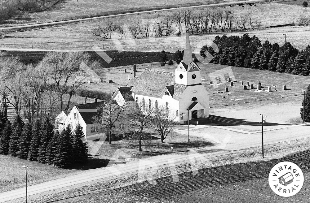 Vintage Aerial Nebraska Dodge County 1976 13YDO15