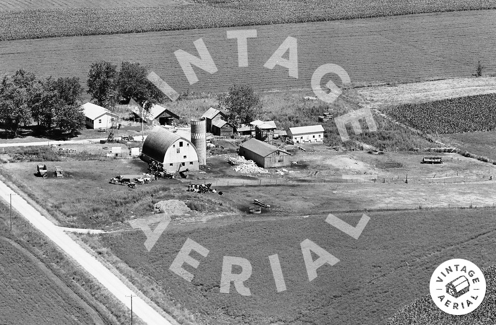 Vintage Aerial Minnesota Winona County 1980 30JWI7