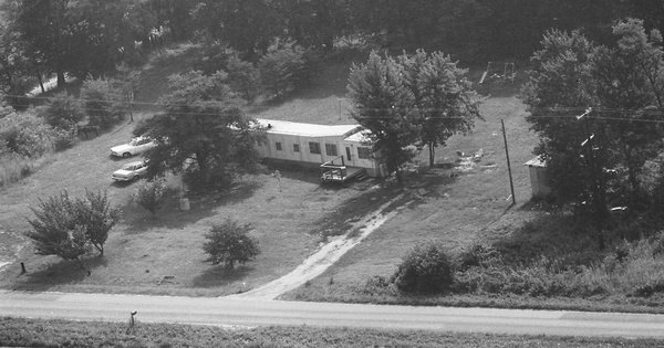 Vintage Aerial photo from 1987 in Westmoreland County, VA