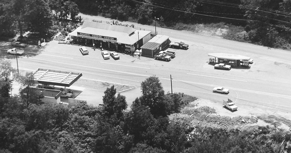 Vintage Aerial photo from 1985 in Lackawanna County, PA