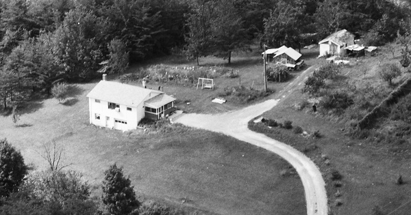 Vintage Aerial photo from 1987 in Huntingdon County, PA