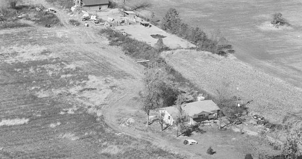 Vintage Aerial photo from 1980 in Franklin County, IL