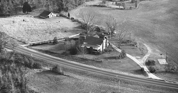 Vintage Aerial photo from 1983 in Coweta County, GA