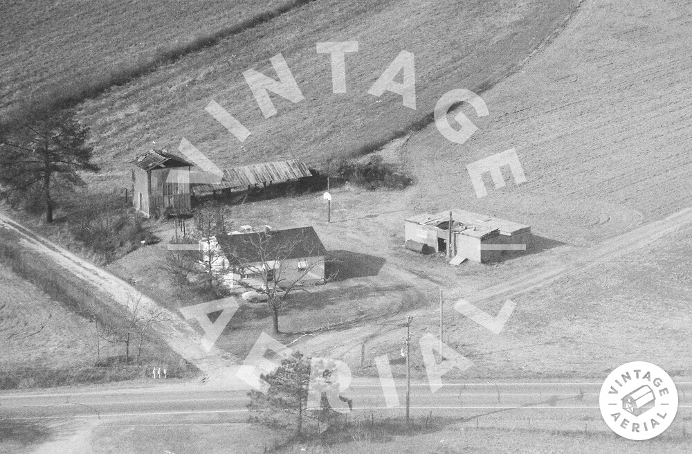 Vintage Aerial North Carolina Wilson County 1986 1AJWI3