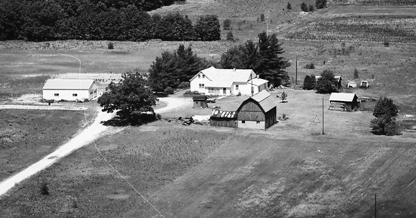 Vintage Aerial photo from 1976 in Juneau County, WI