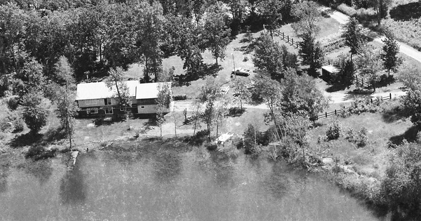 Vintage Aerial photo from 1985 in Polk County, WI