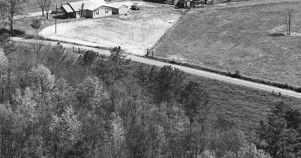 Vintage Aerial photo from 1984 in Marshall County, AL