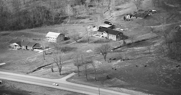 Vintage Aerial photo from 1980 in Williamson County, TN