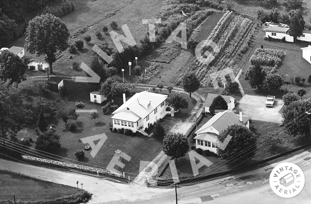 Vintage Aerial Pennsylvania Chester County 1967 2BCH24