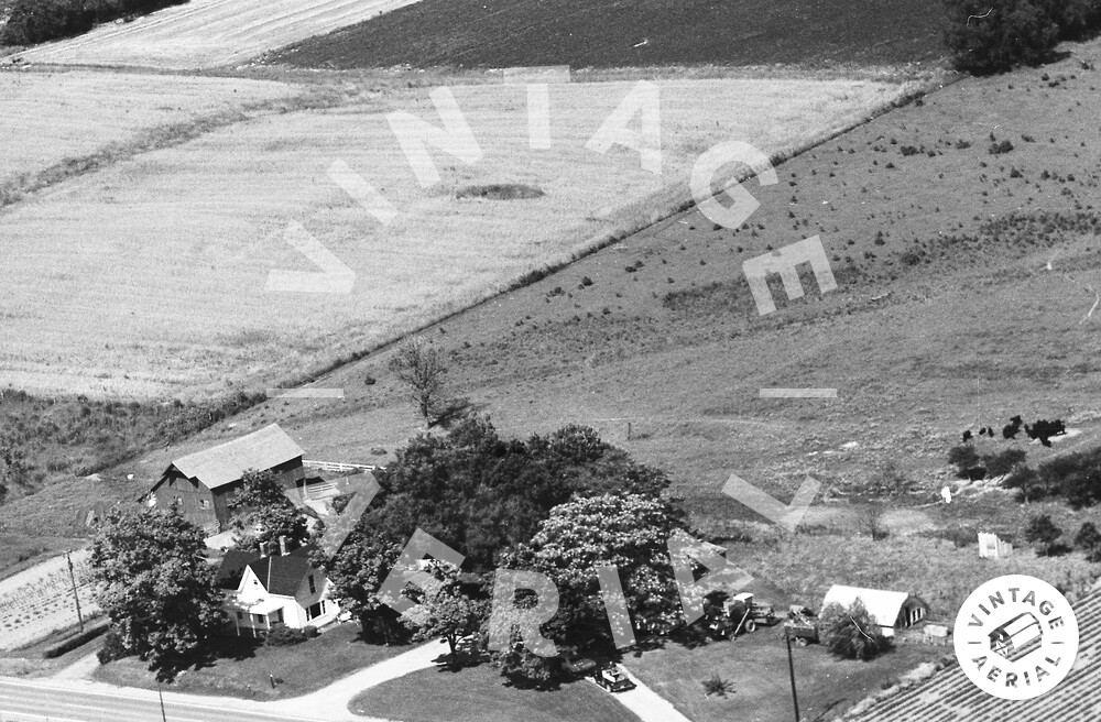 Vintage Aerial Indiana Fountain County 1973 6TFO14