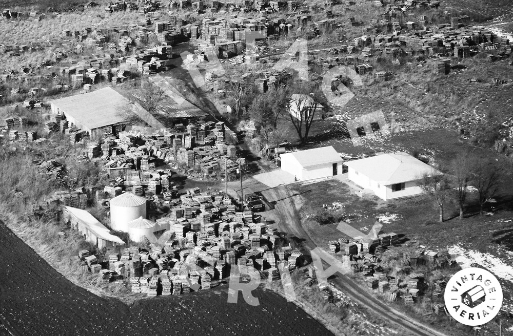 Vintage Aerial Missouri Cass County 1988 7LCA28