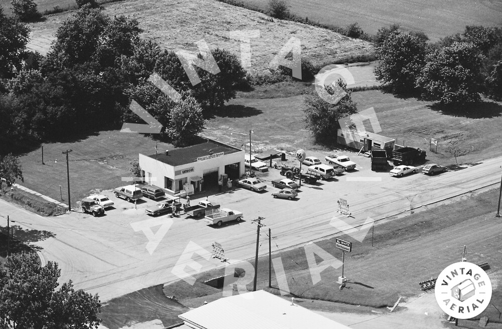 Vintage Aerial Illinois Shelby County 1982 70ZSH10