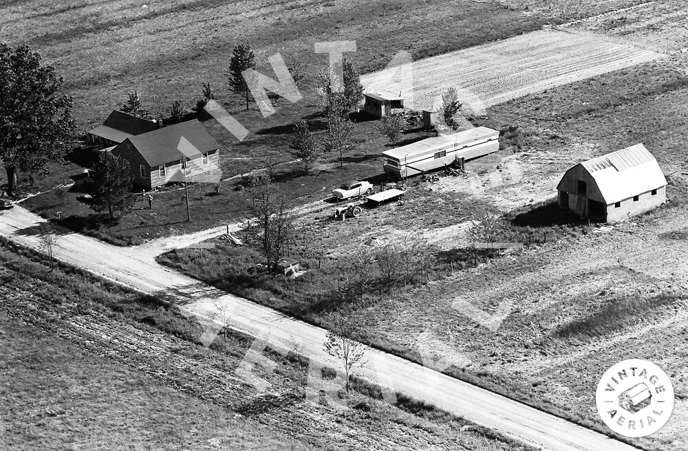 Vintage Aerial Indiana Jennings County 1963 10FJE11