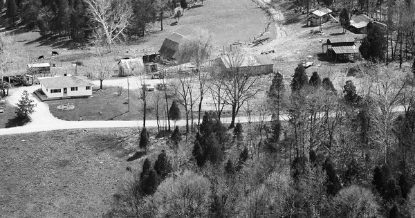 Vintage Aerial photo from 1985 in Harrison County, IN