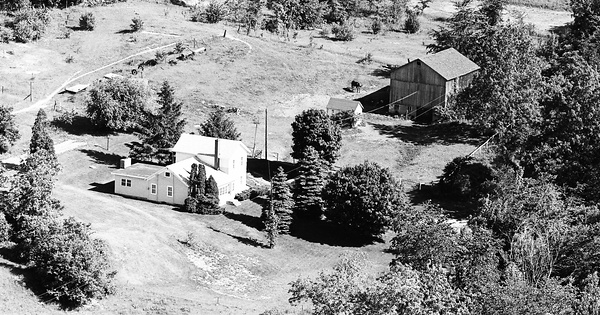 Vintage Aerial photo from 1971 in Berrien County, MI