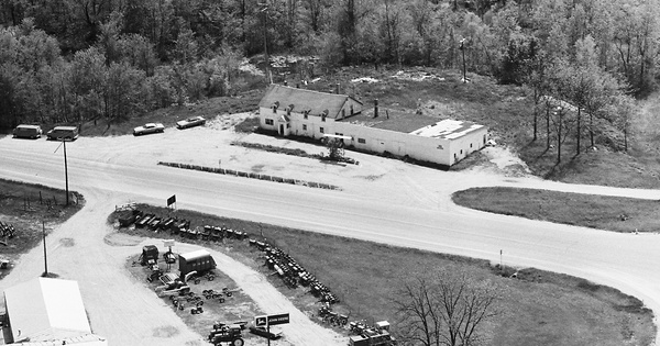 Vintage Aerial photo from 1978 in Branch County, MI