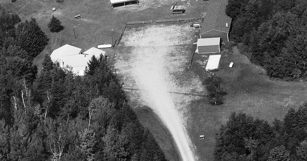 Vintage Aerial photo from 1989 in Mecosta County, MI
