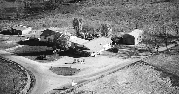 Vintage Aerial photo from 1978 in Green County, KY