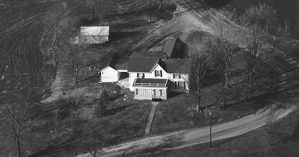 Vintage Aerial photo from 1980 in Hardin County, KY