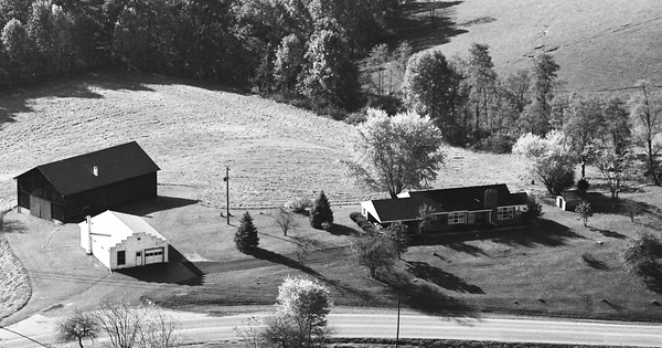 Vintage Aerial photo from 1982 in Jackson County, KY