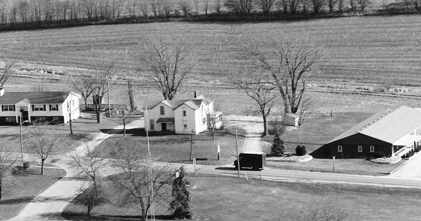 Vintage Aerial photo from 1984 in Keokuk County, IA