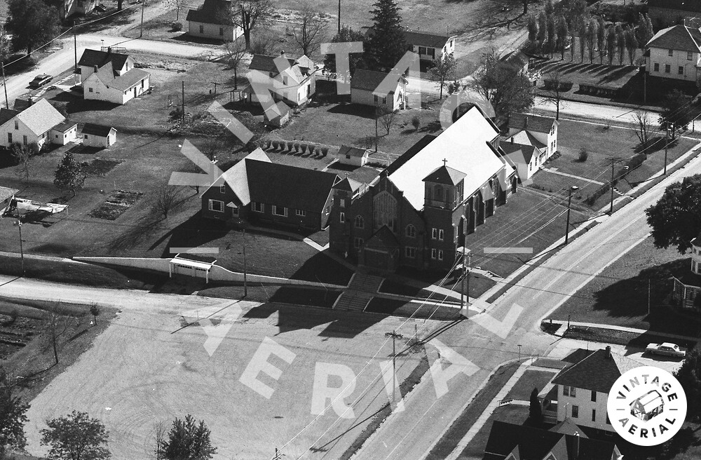 Vintage Aerial Iowa Iowa County 1972 61PIO5