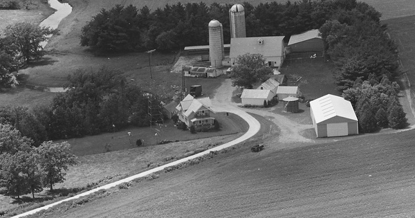 Vintage Aerial photo from 1980 in Howard County, IA