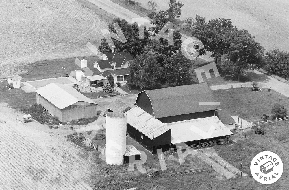 Vintage Aerial Michigan Ionia County 1983 203UIO26