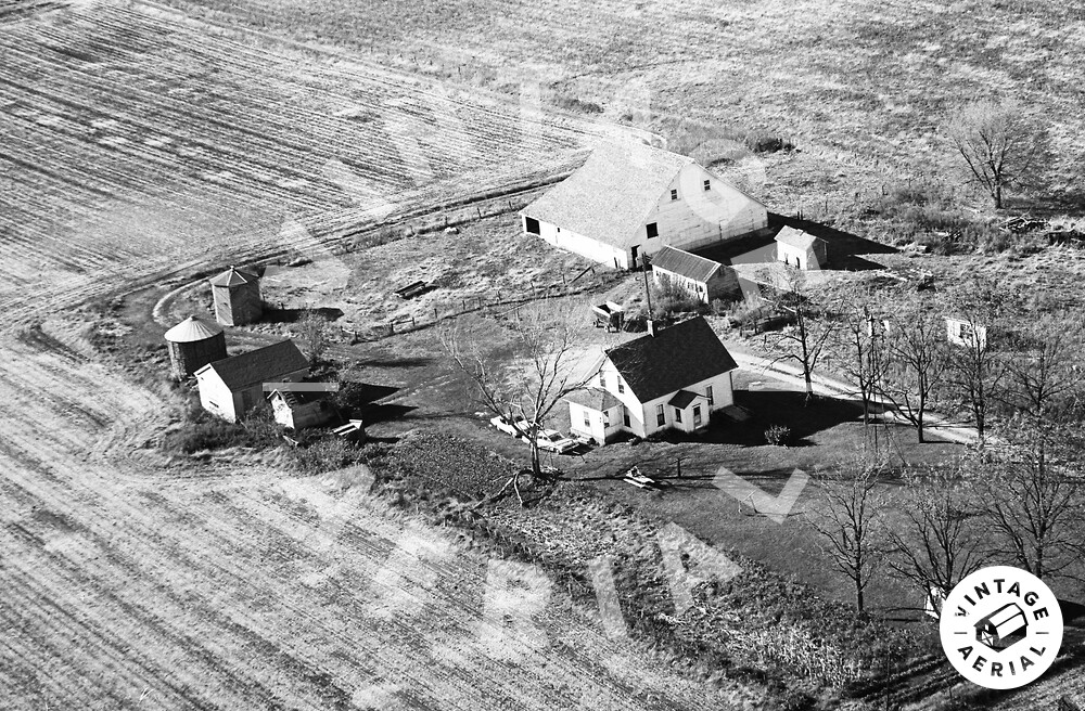 Vintage Aerial Iowa Clinton County 1969 22ECL2