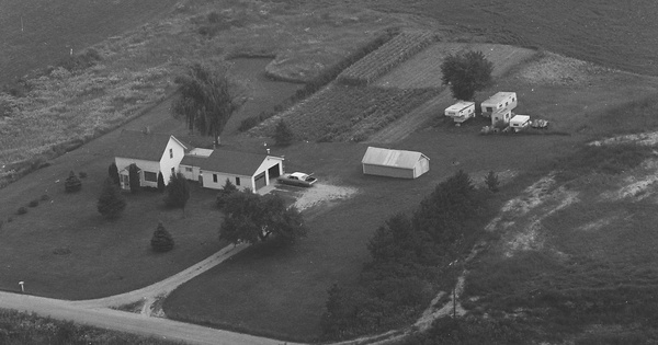 Vintage Aerial photo from 1979 in Gladwin County, MI