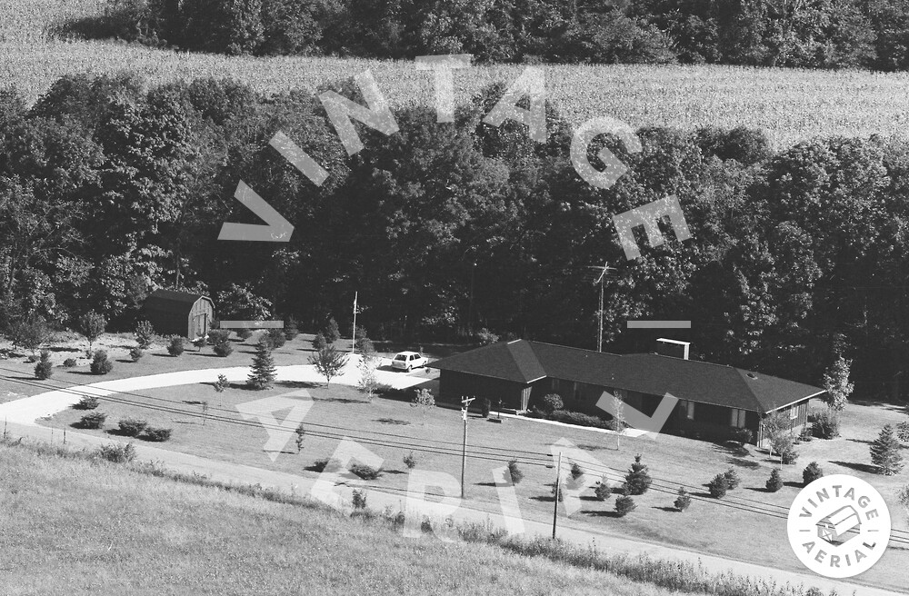 Vintage Aerial Indiana Vermillion County 1978 19IVE5
