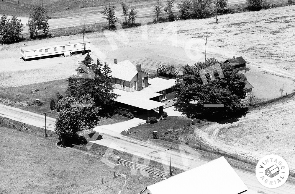 Vintage Aerial Indiana LaGrange County 1971 12MLA22