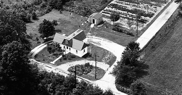 Vintage Aerial photo from 1963 in Cecil County, MD